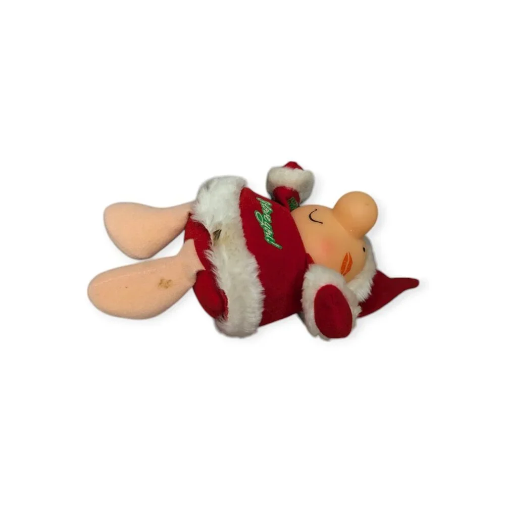 Vintage 1986 American Greetings Santa Ziggy I Love You Plush Christmas